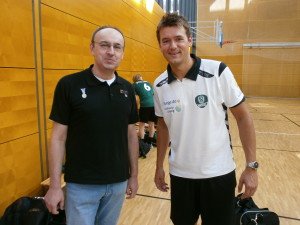 DHfK-Cheftrainer Christian Prokop (rechts) - Foto: Sport4Final