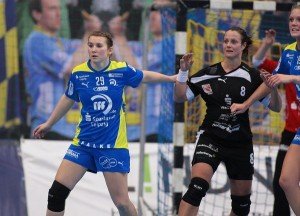 Die 19-jährige Isa-Sophia Rösike erlebt ihre Feuertaufe in der Champions League - Foto: Sebastian Brauner