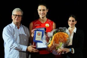 Foto FIVB: Christiane Fürst wurde bei der Club-WM zur besten Mittelblockerin gewählt