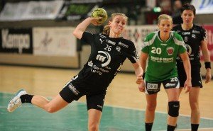 Michelle Urbicht machte ein sehr gutes Spiel und war sichere 7-Meter-Schützin - Foto: Sebastian Brauner
