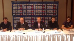 HC Leipzig: Pressekonferenz zur Vorstellung des neuen Trainers Norman Rentsch am 28.01.2014 - Foto: SPORT4Final