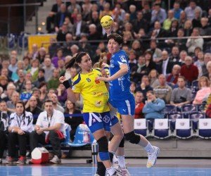 Nach über drei Monaten Pause mit ihrem Comback beim HC Leipzig: Nationalspielerin Anne Müller - Foto: Sebastian Brauner, Sportsnine