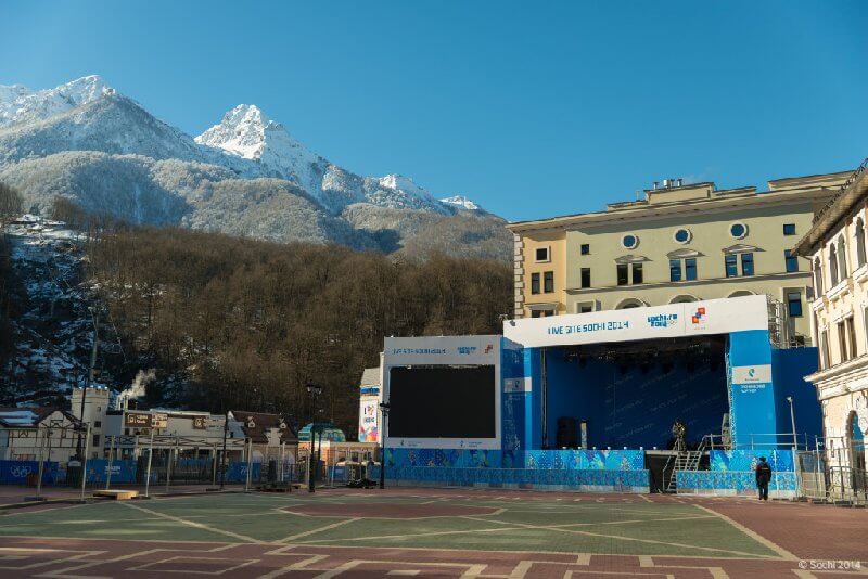 Sotchi 2014: Rosa Khutor Live Sites - Foto: Sochi 2014 Olympic Winter Games