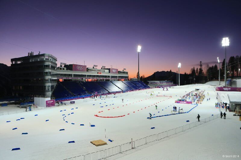 Laura Biathlon Center - Foto: Sochi 2014 Olympic Winter Games 