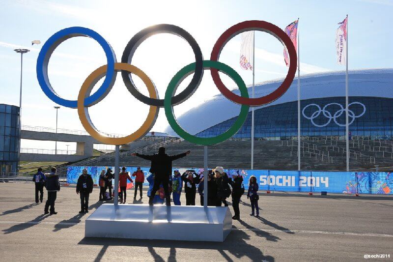 Sotchi am Eröffnungstag 7. Februar 2014 der Olympischen Winterspiele - Foto: Sochi 2014 Olympic Winter Games