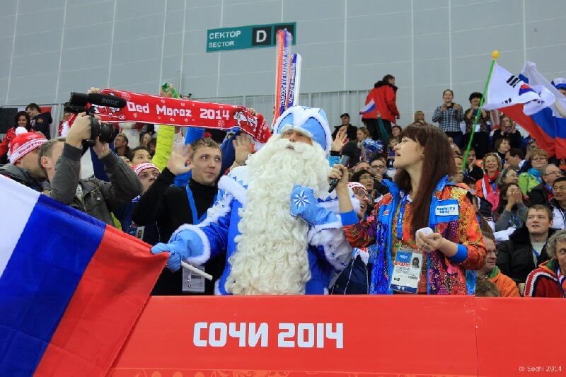 Sotchi 2014: Die Fans in der Adler Arena -  Speed Skating Center - Foto: Sochi 2014 Olympic Winter Games
