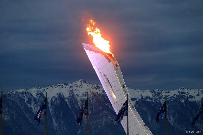 Sotchi 2014 - Die Olympische Flamme - Foto: Sochi 2014 Olympic Winter Games