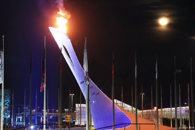 Sotchi 2014 - Die Olympische Flamme - Foto: Sochi 2014 Olympic Winter Games