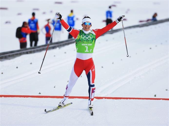 Sotchi 2014: Team-Sprint Frauen klassisch - Marit Bjørgen gewinnt für Norwegen - Foto: Sochi 2014 Olympic Winter Games