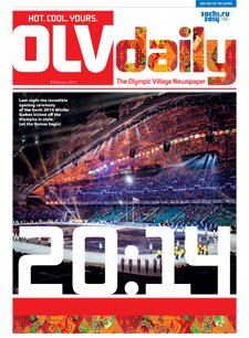 Die Olympische Dorf-Zeitung - Foto: Sochi 2014 Olympic Winter Games