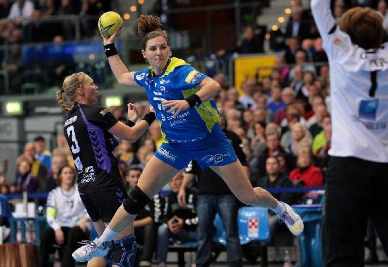 Kapitänin Karolina Kudlacz (HC Leipzig) - Foto: Sebastian Brauner, Sportsnine