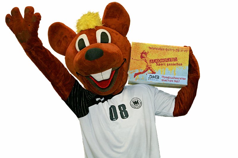 DHB-Maskottchen Hanniball - Foto: BZgA 