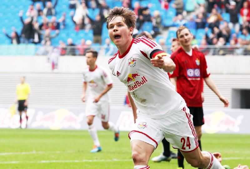 RB Leipzig vs. Chemnitzer FC 2:1 - Dominik Kaiser (RB Leipzig) - Foto: GEPA pictures/Roger Petzsche