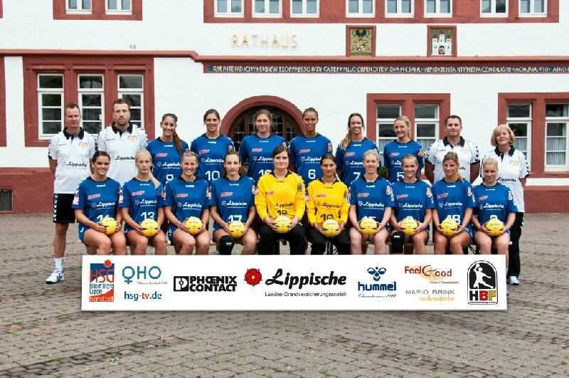 Pokal-Final4 2014: Das Team der HSG Blomberg-Lippe - Foto: HSG Blomberg-Lippe
