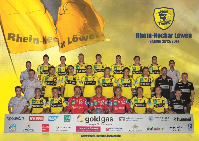 Rhein-Neckar Löwen - Foto: DKB-Handball-Bundesliga (HBL)