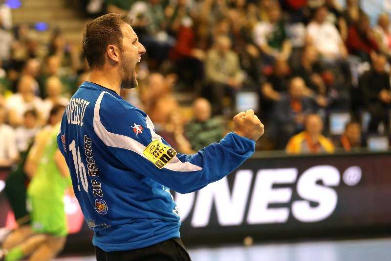 EHF-Cup Final Four: Spiel um Platz 3 - Torhüter Mihai Popescu - HCM Constanta (RUM) vs. Füchse Berlin (GER) 28:29 am 18. Mai 2014 - Foto: EHF Media