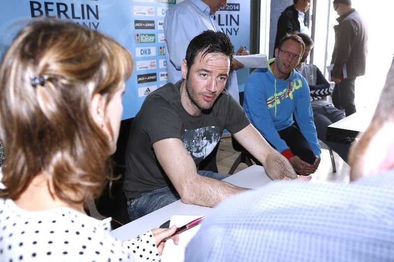 EHF-Cup Final Four: Medientreffen mit Iker Romero - Foto: EHF Media