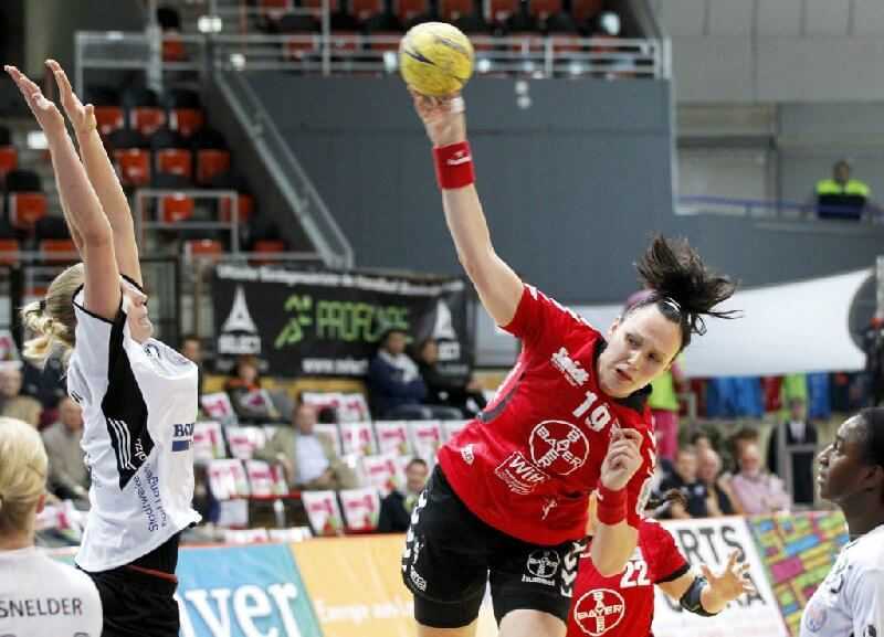 Bayer Leverkusen vs. Thüringer HC 23:27 in der Smidt-Arena in Leverkusen am 11.05.2014 - Foto: Ralf Kardes