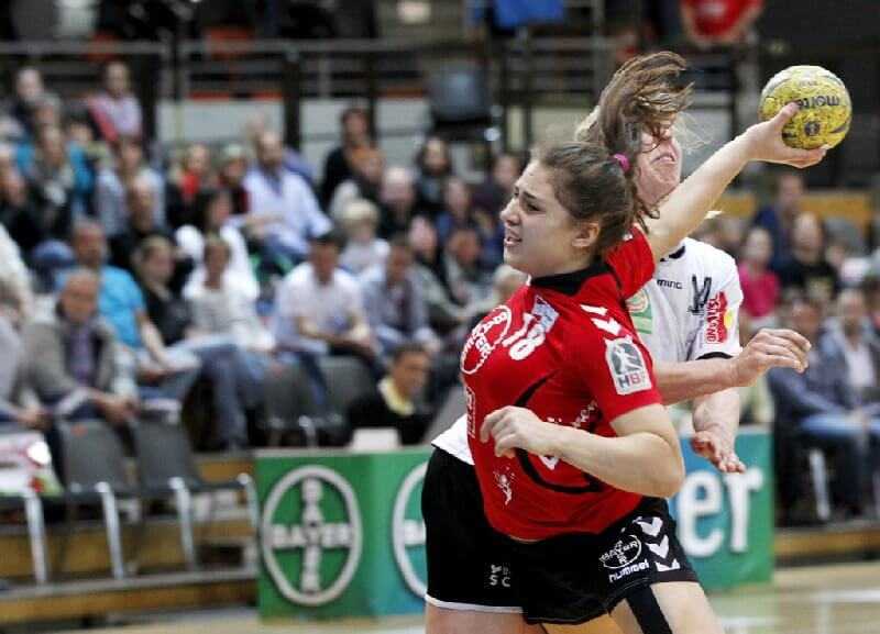 Bayer Leverkusen vs. Thüringer HC 23:27 in der Smidt-Arena in Leverkusen am 11.05.2014 - Foto: Ralf Kardes