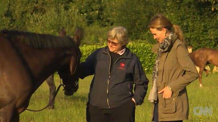 CNN International: "Winning Post" - Christiane Head-Maarek und Francesca Cumani - Foto: CNN International