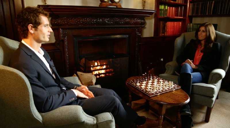 CNN International: "Open Court" - Andy Murray und Christina MacFarlane - Foto: CNN International
