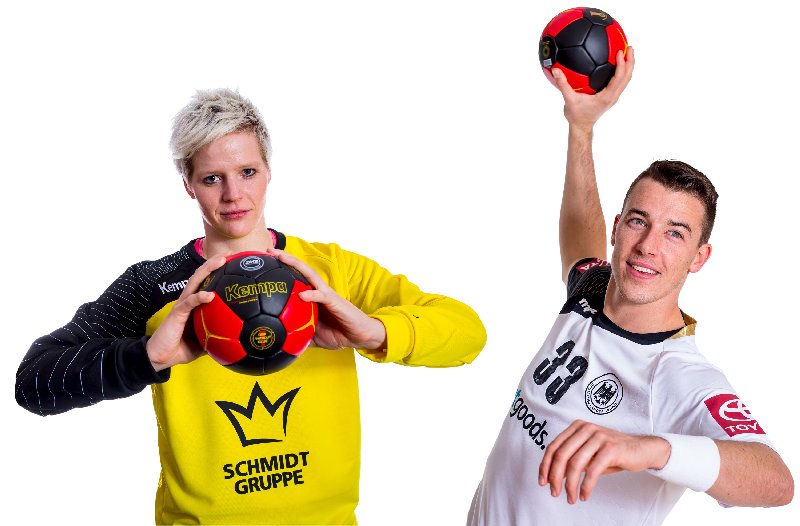 Handball Live: DHB - Handball-Finals exklusiv aus Magdeburg - Clara Woltering und Dominik Klein - Foto: DHB/Sascha Klahn