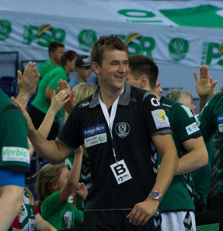 SC DHfK Leipzig startet in die neue Saison - Cheftrainer Christian Prokop - Foto: Elmar Keil