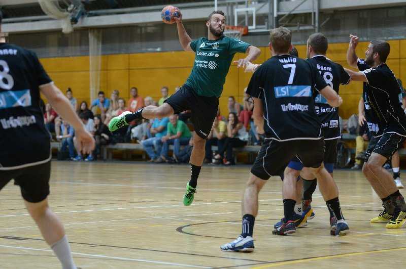 Foto vom Testspiel des SC DHfK Leipzig gegen LVB Leipzig - Foto: Rainer Justen