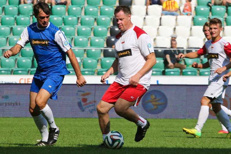 Fußball-WM 2014 für Heimkinder: Continental zum zweiten Mal Hauptsponsor - Der ehemalige deutsche Nationalspieler Thomas Berthold beim Showmatch - Foto: Continental