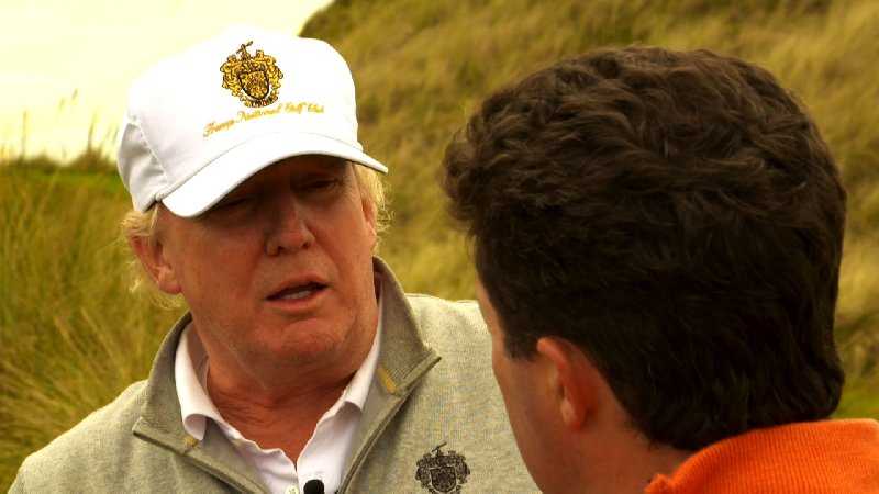 CNN International: "Living Golf" mit Donald Trump - Foto: CNN International