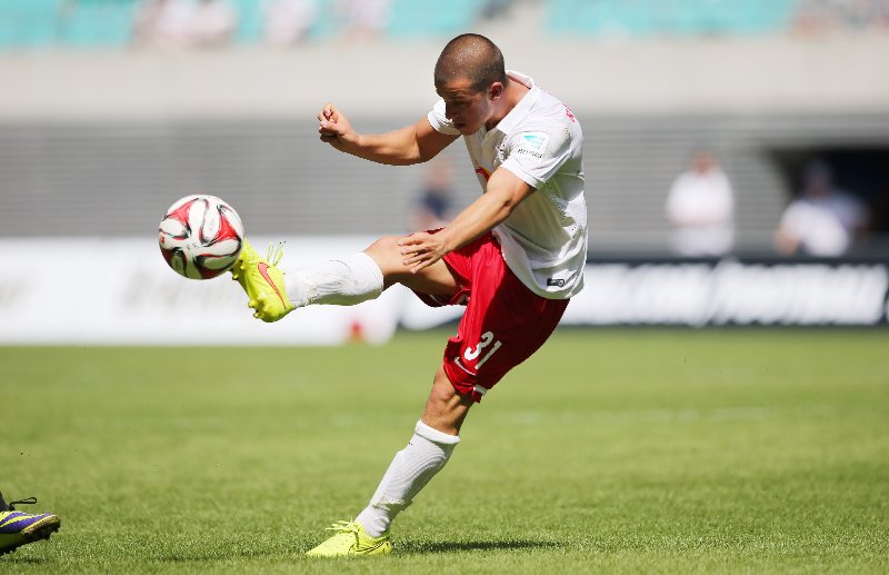 RasenBallsport Leipzig vs. VfR Aalen - Diego Demme (RB Leipzig) - Foto: GEPA pictures/Roger Petzsche