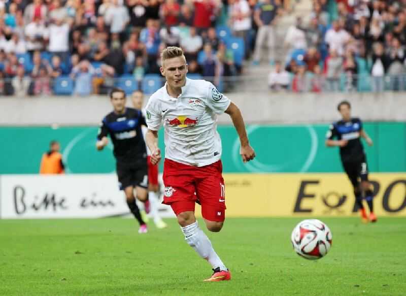 RB Leipzig: Rani Khedira „Im Derby kommt es auf die Tagesform und den größeren Willen an“ - DFB Pokal, RasenBallsport Leipzig vs. SC Paderborn 07. Joshua Kimmich (RB Leipzig) - Foto: GEPA pictures/Roger Petzsche