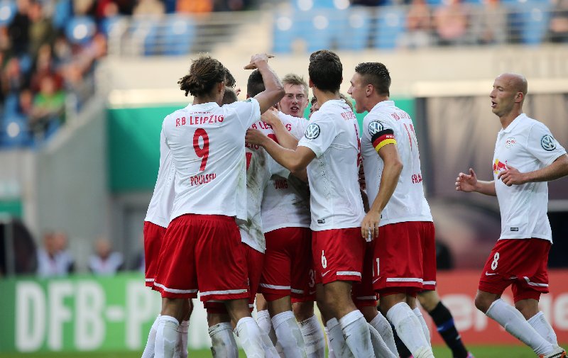 RB Leipzig-Kapitän Daniel Frahn: „Es muss nicht unbedingt Bayern sein.“ - RasenBallsport Leipzig vs SC Paderborn 07. - Foto: GEPA pictures/Roger Petzsche