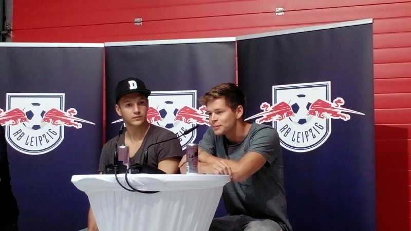 RB Leipzig: Ralf Rangnick „Unser Weg ist etwas Besonderes!“ - Daniel Frahn und Dominik Kaiser - Foto: SPORT4Final