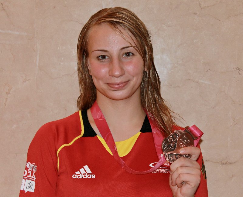 Olympische Jugendspiele Nanjing 2014: Medaillen für Schwimmer und Judoka Jennifer Schwille - Bronze holte im Judo Jennifer Schwille - Foto: DOSB