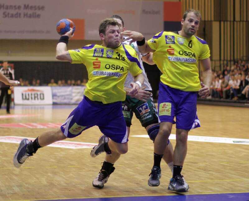 HC Empor Rostock spielt gegen den TV Großwallstadt - Florian Zemlin beim Torwurf - Foto: HC Empor Rostock