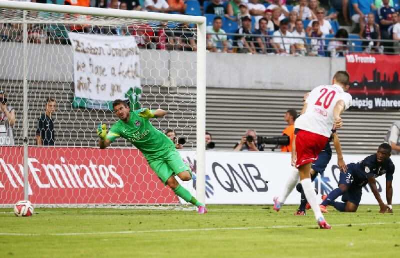 RasenBallsport Leipzig vs. Paris Saint-Germain FC - Denis Thomalla (RB Leipzig) - Foto: GEPA pictures/Kerstin Kummer