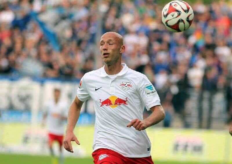 RB Leipzig: Tim Sebastian vor Braunschweig-Hit: „Der offensive Kopfball ist bei mir noch zu verbessern.“ Last but not least: Peter Neururer - FSV Frankfurt vs. RasenBallsport Leipzig. Tim Sebastian (RB Leipzig) - Foto: GEPA pictures/ Citypress24/Darius Simka