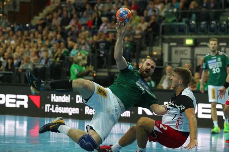 Momentaufnahme? Ligamitfavorit DHfK Leipzig neuer Tabellenführer nach normaler Handballkost gegen chancenlosen Aufsteiger Baunatal - Foto: Elmar Keil