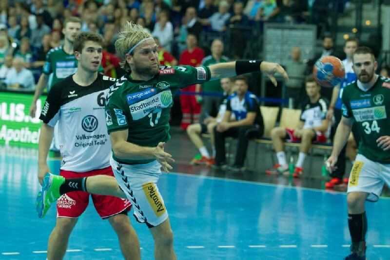 DHfK-Männer-Handball begeistert Leipzig - Rene Boese - Foto: Elmar Keil