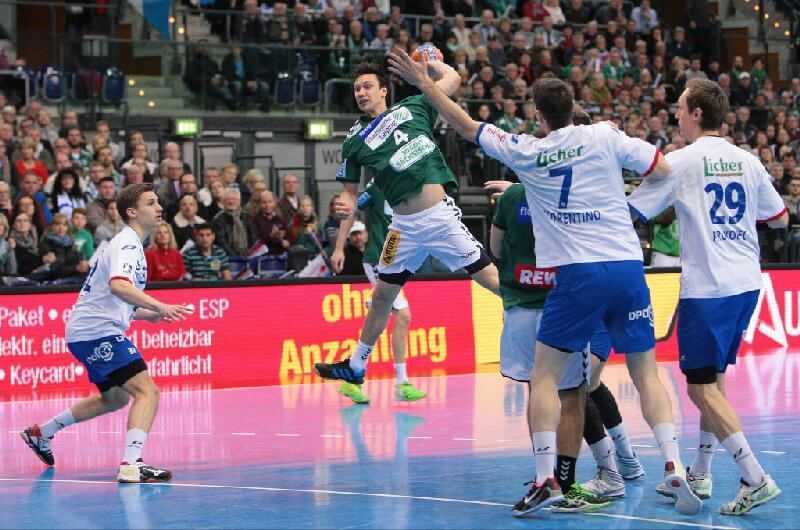 SC DHfK Leipzig vs. TV Grosswallstadt am 26.11.2014 in Leipzig - Max Emanuel (4) - Foto: Sebastian Brauner