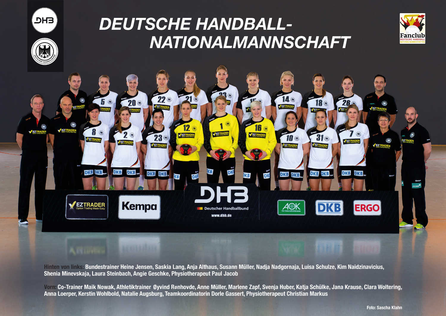 Handball-EM 2014: Frauen-Nationalmannschaft des Deutschen Handballbundes - Foto: DHB/Sascha Klahn