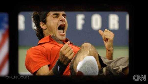 CNN Open Court: Roger Federer, Rafael Nadal und Andy Roddick im Jahresrückblick - Roger Federer - Foto: CNN International "Open Court"