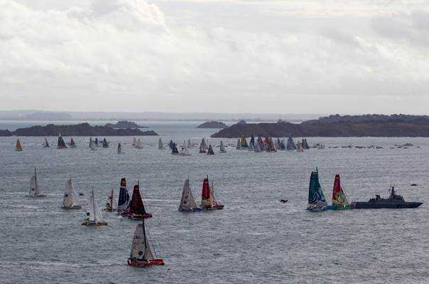 CNN „MainSail“: Start der „Route du Rhum“ in Saint-Malo - Die Route du Rhum kann beginnen - Foto: Alexis Courcoux