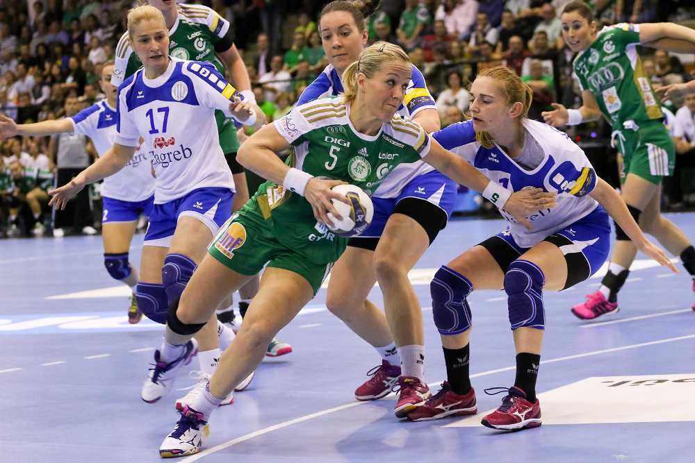 Handball-EM 2014: Norwegens Heidi Löke (5) spielt für Györi Audi ETO KC - Foto: Aniko Kovacs und Tamas Csonka (Györi Audi ETO KC)