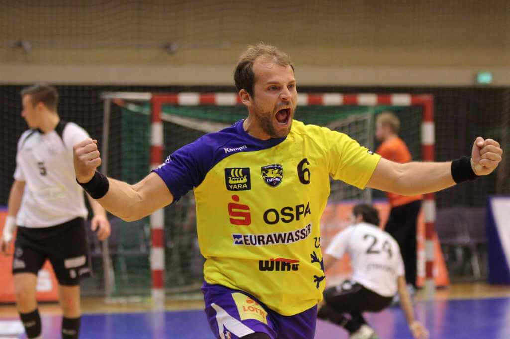 Empor Rostock mit qualitätsarmen Arbeitssieg gegen Bayer Dormagen - Kapitän Jens Dethloff - Foto: HC Empor Rostock