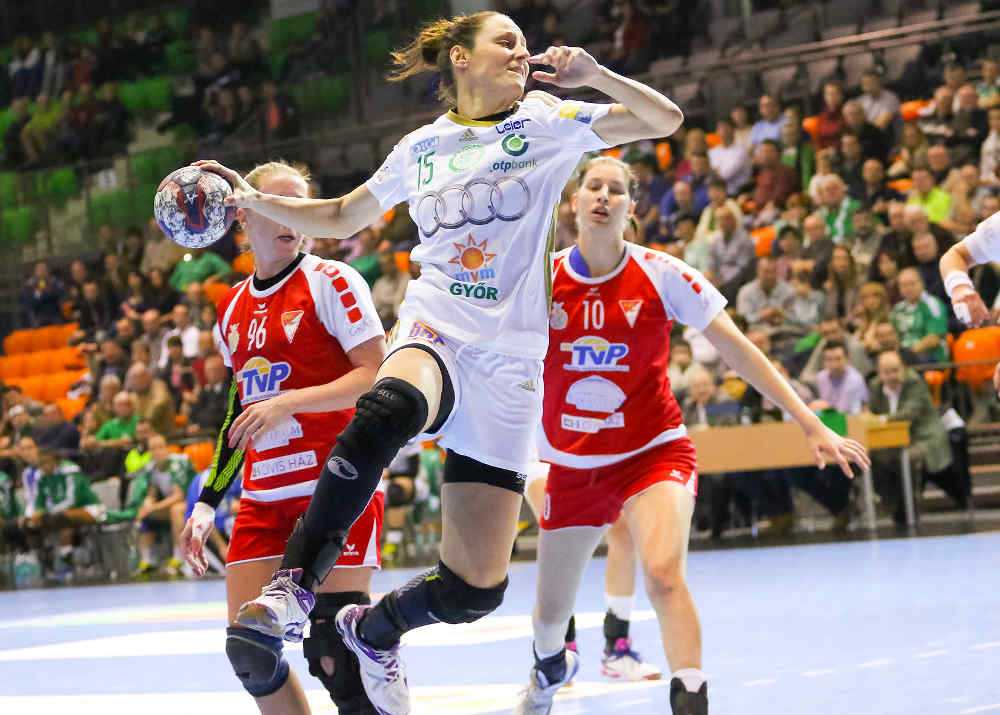 Handball Ungarn: Győri Audi ETO KC überlegen gegen Debrecen - Macarena Aguilar - Foto: Anikó Kovács und Tamás Csonka (Győri Audi ETO KC)