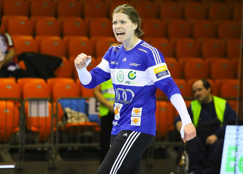 Handball Ungarn: Győri Audi ETO KC besiegt deutlich Vac - Torhüterin Kari Aalvik Grimsbö - Foto: Anikó Kovács und Tamás Csonka (Győri Audi ETO KC)