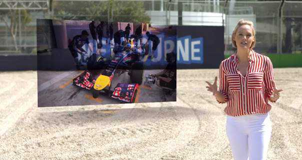 CNN „The Circuit“: Red Bull-Fahrer Daniel Ricciardo bei Amanda Davies - Foto: CNN International "The Circuit"