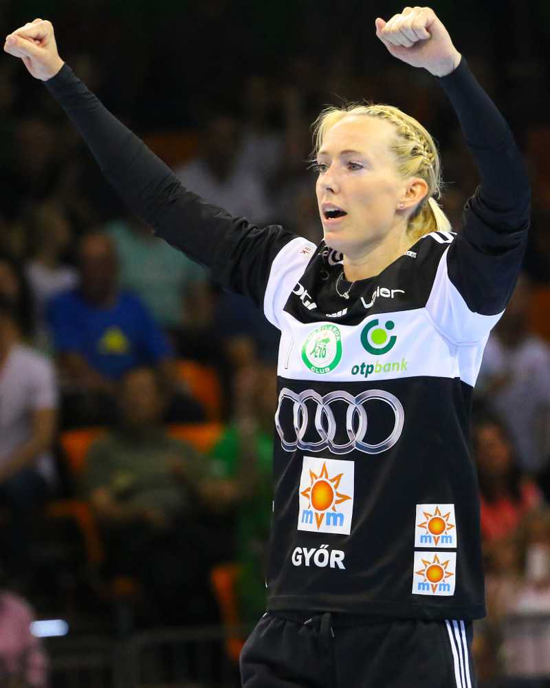 Handball-Finale: Győri Audi ETO KC von FTC Budapest entthront - Katrine Lunde - Foto: Anikó Kovács und Tamás Csonka (Győri Audi ETO KC)